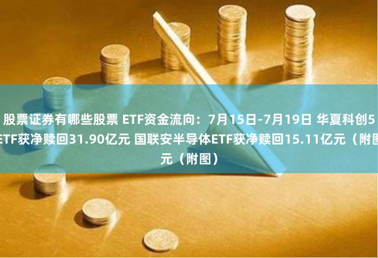 股票证券有哪些股票 ETF资金流向：7月15日-7月19日 华夏科创50ETF获净赎回31.90亿元 国联安半导体ETF获净赎回15.11亿元（附图）